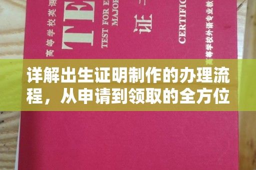 错那详解出生证明制作的办理流程，从申请到领取的全方位指南