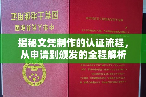 错那揭秘文凭制作的认证流程，从申请到颁发的全程解析