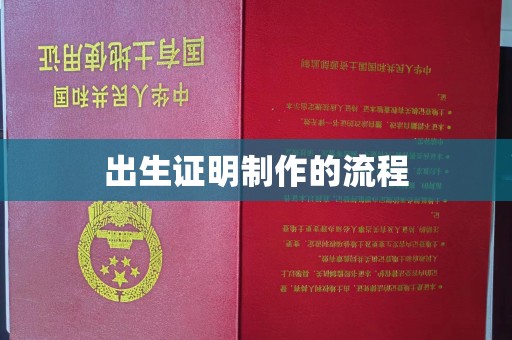 错那出生证明制作的流程