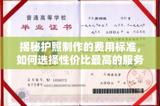 错那揭秘护照制作的费用标准，如何选择性价比最高的服务？